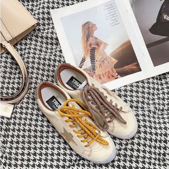 Golden Goose Premium Cream Trainers